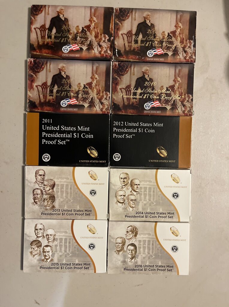 Presidential Proof Sets