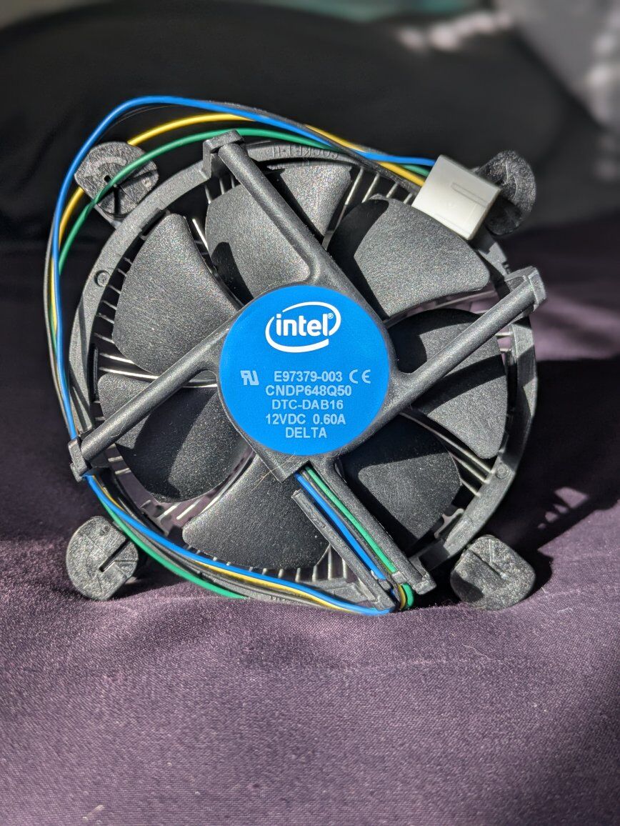 Stock Intel Computer Fan