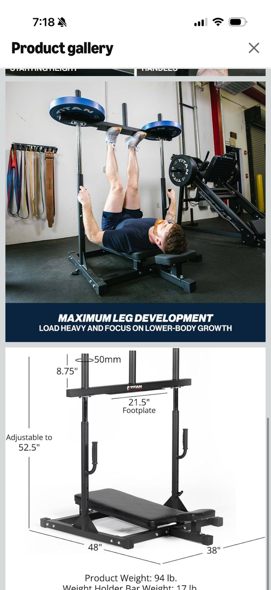 Titan leg press