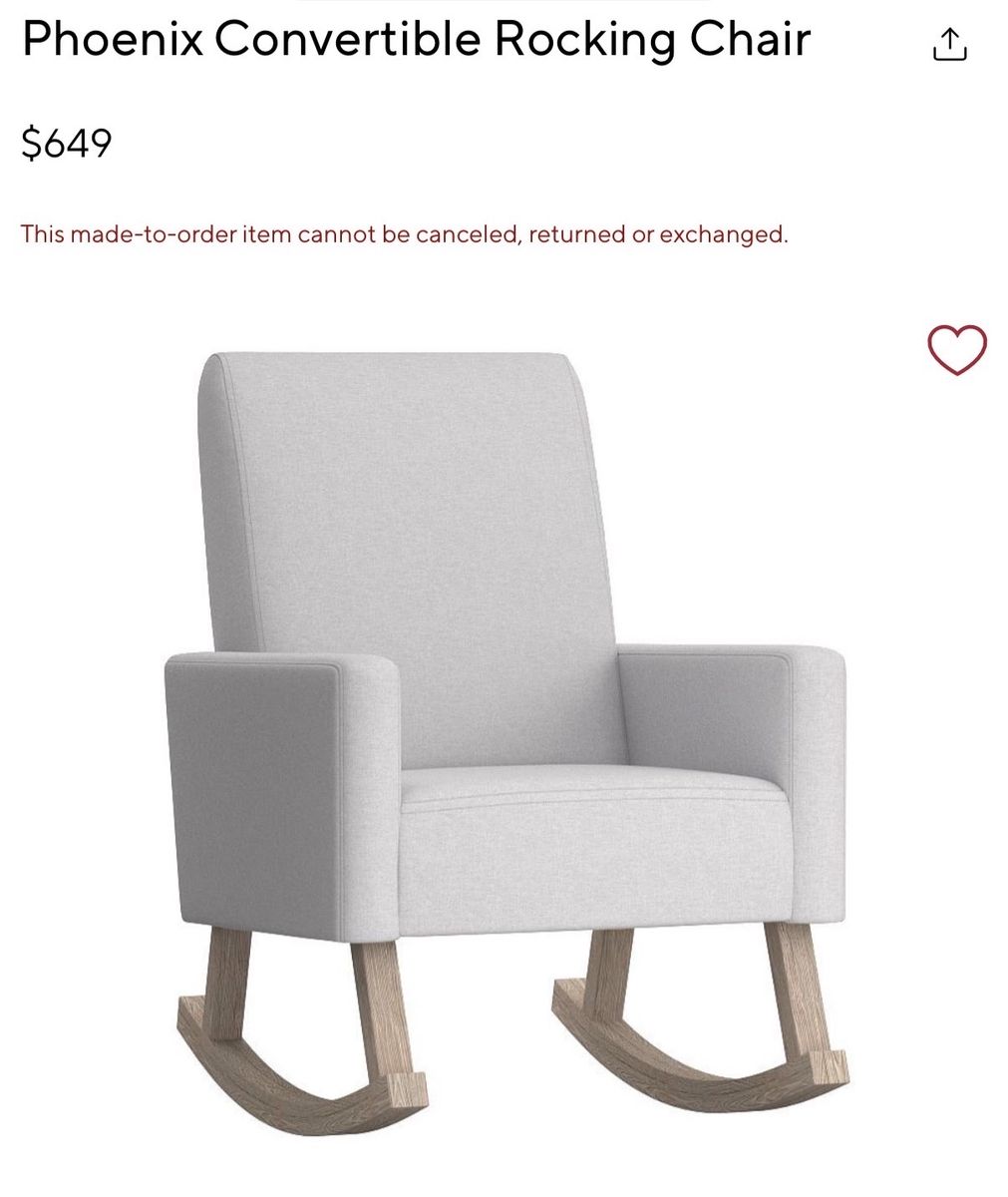 Pottery Barn Rocking Chair