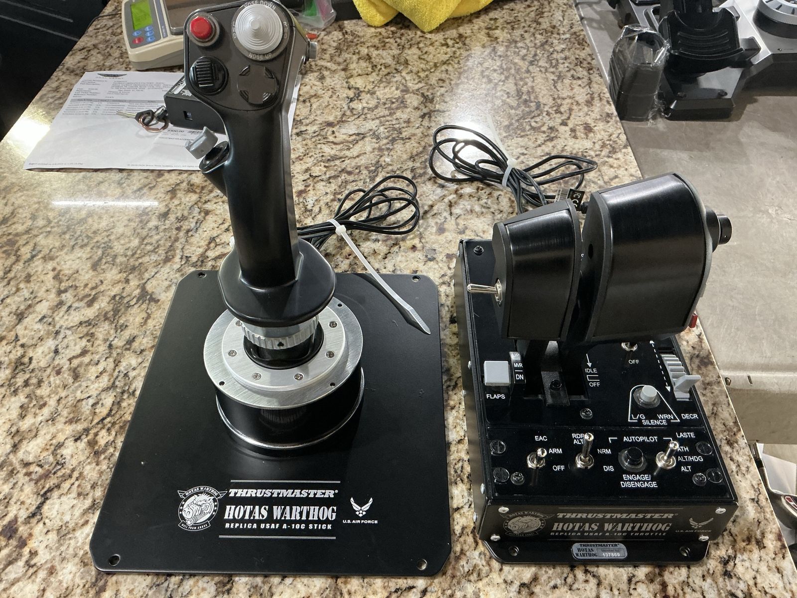 Thrustmaster Hotas Warthog Joystick Throttle