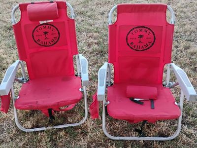 Tommy Bahama Backpack Beach Chairs Set 2