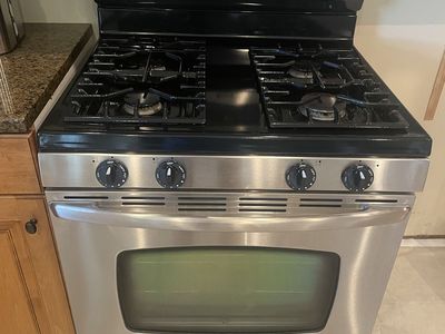 Amana 30” Stainless Gas Range — $99, MUST GO by Sunday 7/26