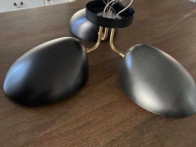 3-light semi flush mount