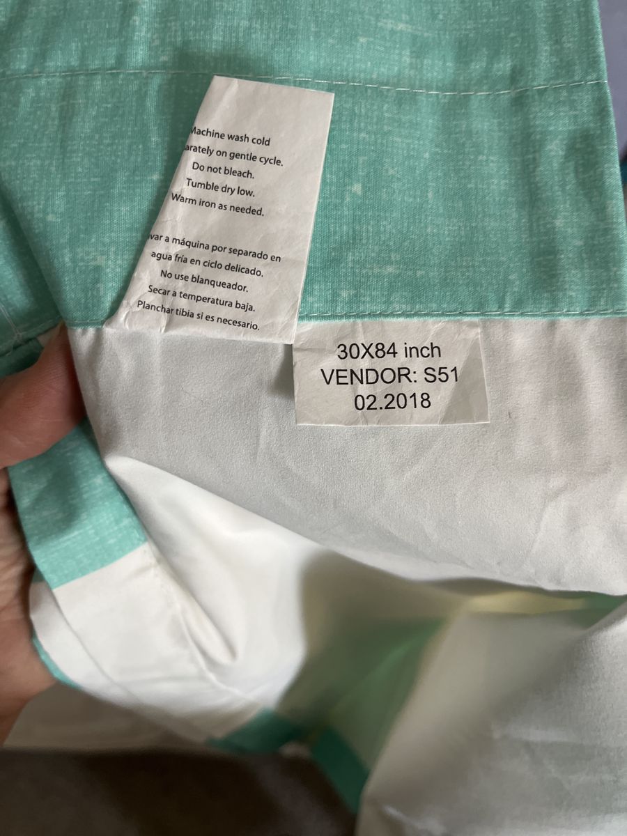 4 (30x84) Double Lined Sun FilteringCurtain Oanels