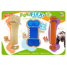 Nylabone Fun and Flexi ND2062EC Dog Toys, 3-count 1994184 #105303