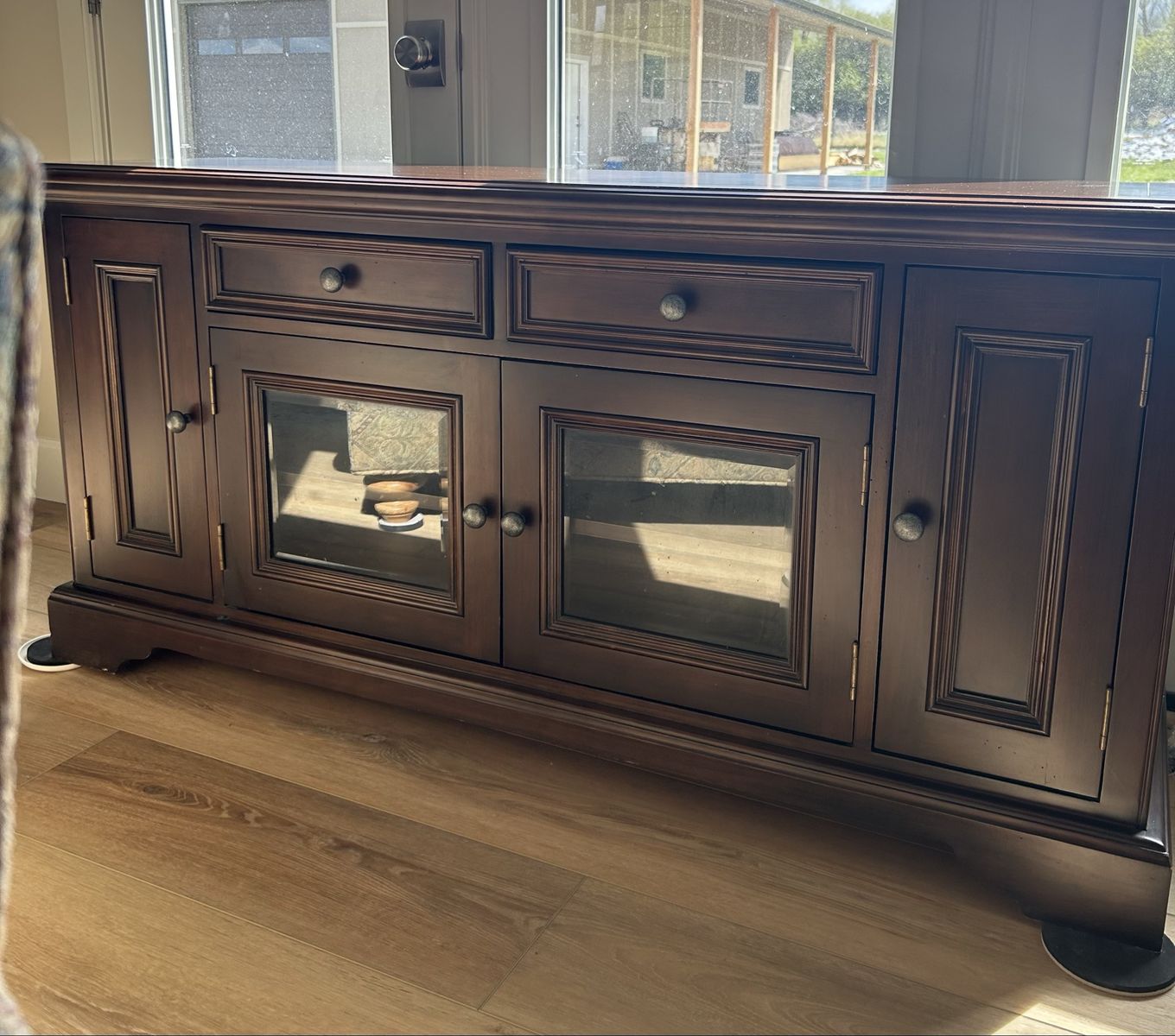 Wood TV Console