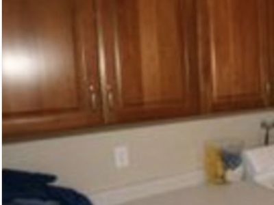 Cherry Wood Cabinets - Upper & Lower Set with Countertop