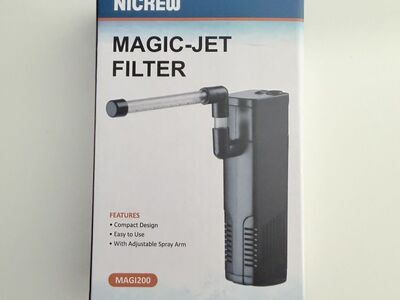Nicrew Magic Jet Filter 5-10gallons New