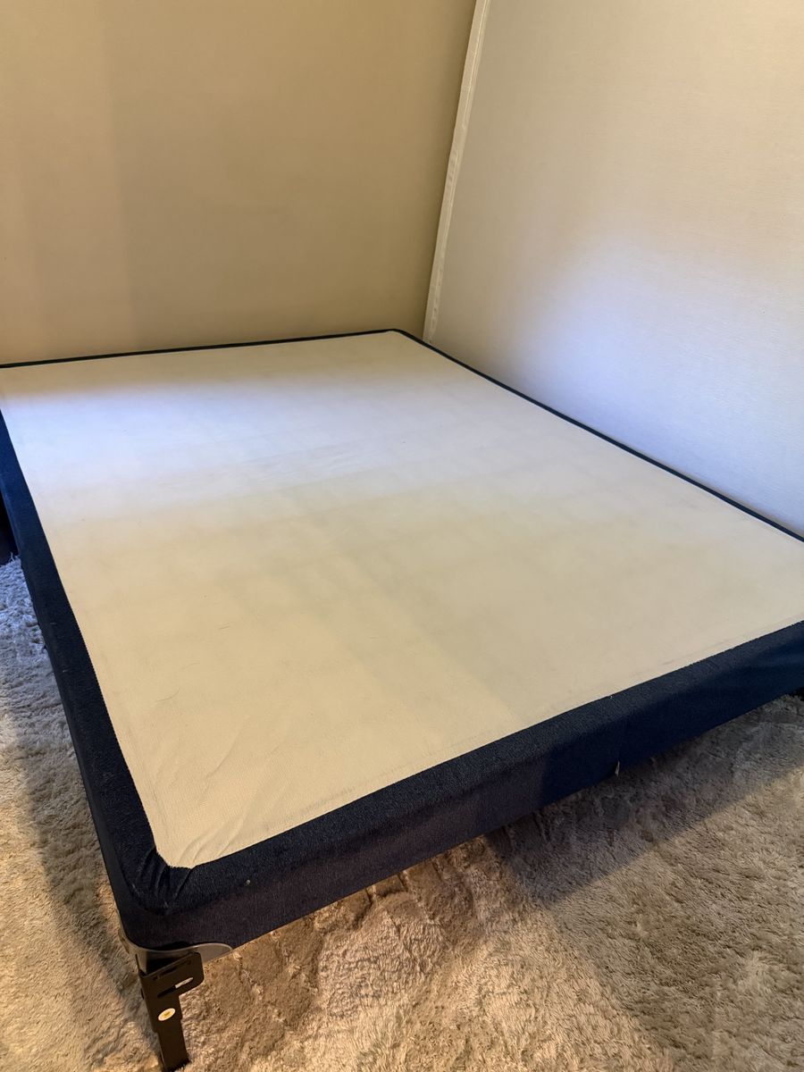 Queen box spring and metal frame