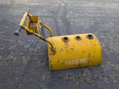Gasboy Gasoline Rolling Gas Pump Top / Yard Art