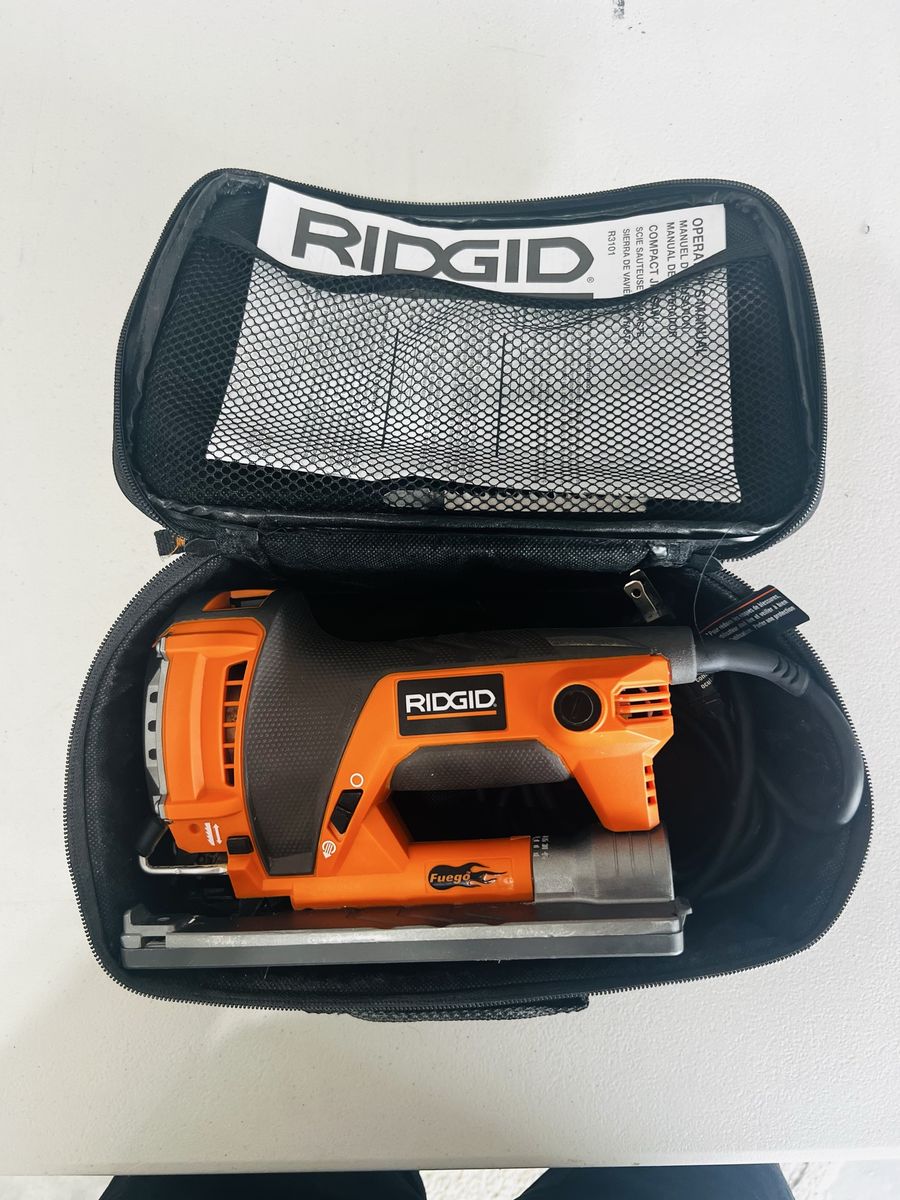 RIDGID Fuego R3101 Compact Orbital Jigsaw - Excellent, Like-New Condition