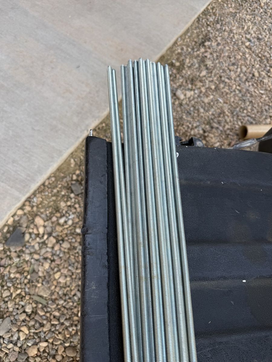 5/16 by 6ft corse all thread multiple available