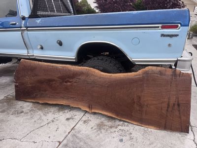 Black walnut live edge