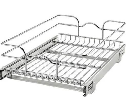 Single Pullout Basket Rev A Shelf