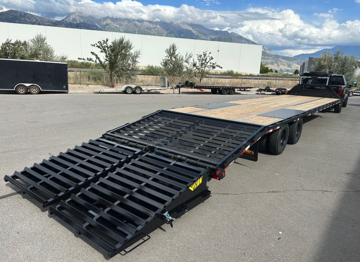 35' BigTex Gooseneck Deceiver with Monster Ramps