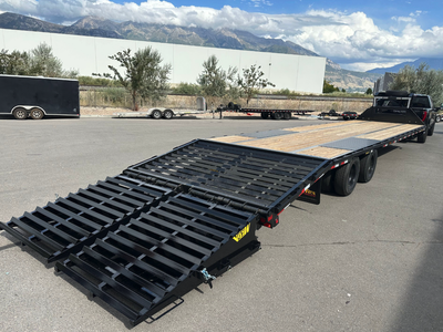 35' BigTex Gooseneck Deceiver with Monster Ramps