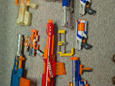 Nerf gun collection