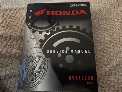 Honda Motor Cycle RVT1000R RC51 Service Manual