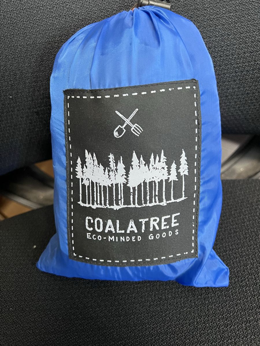 Coalatree The Packable Hammock - Blue, 400lb Capacity, Triple-Stitched, Straps Included