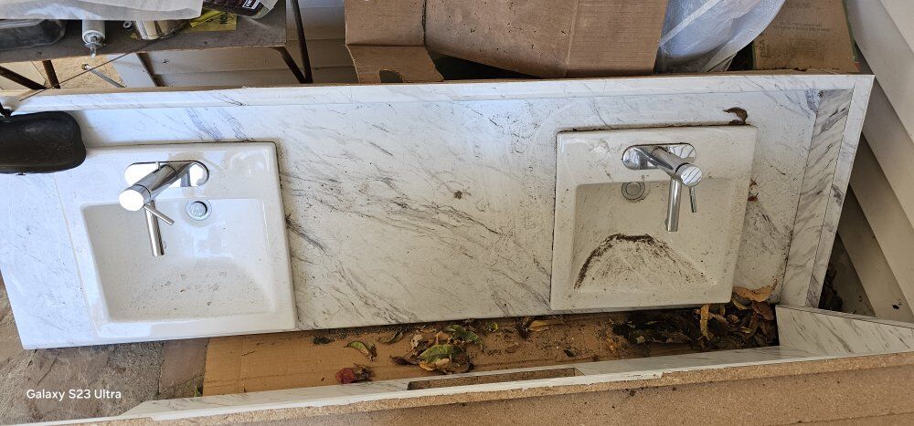 bathroom sinks and tops
