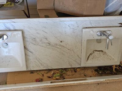 bathroom sinks and tops