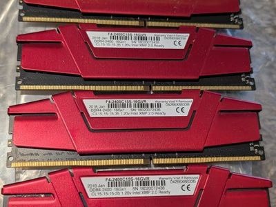 G.Skill Ripjaws V Series 64GB(4x16GB) Desktop Memory - F4-2400C15D