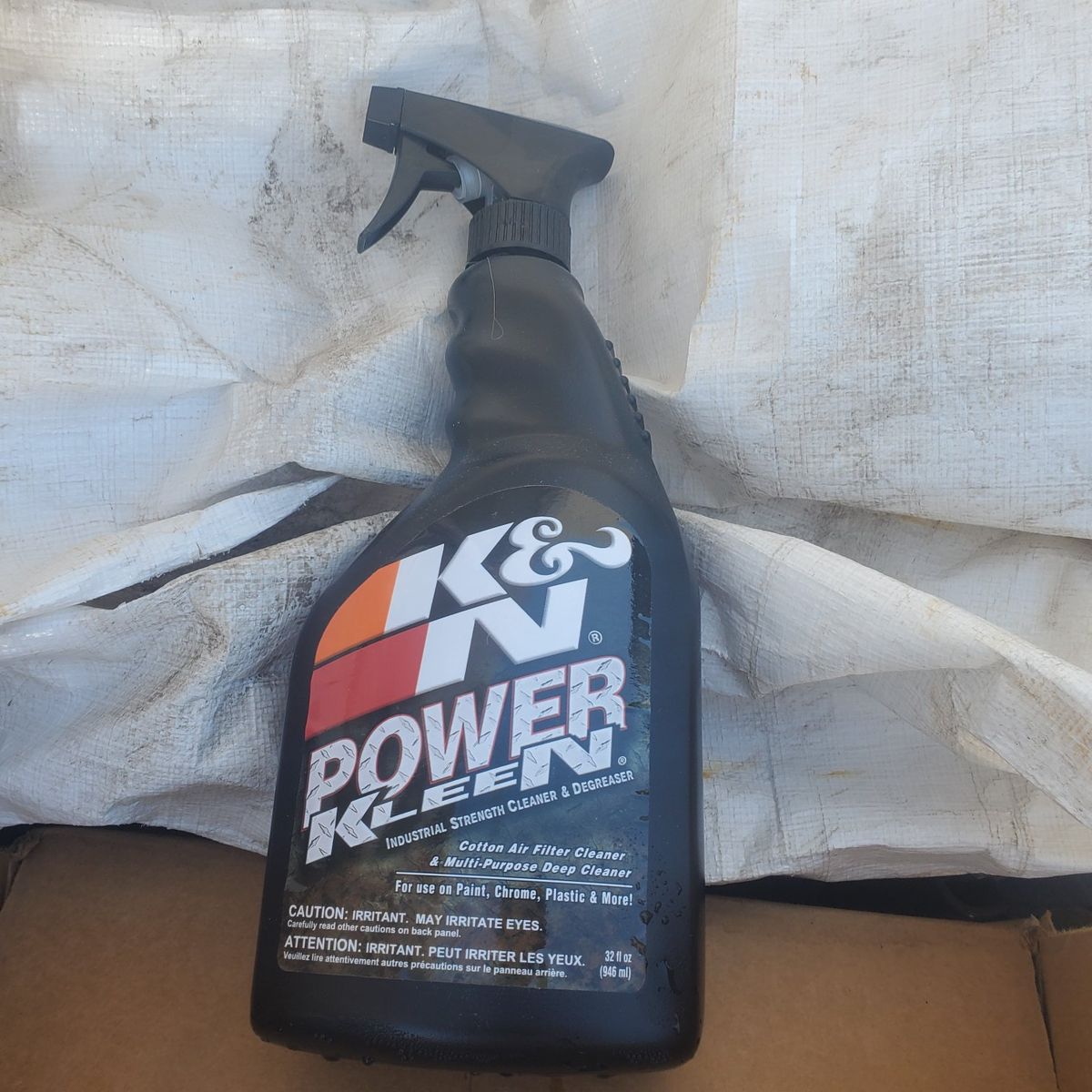 K and N air filter cleaner