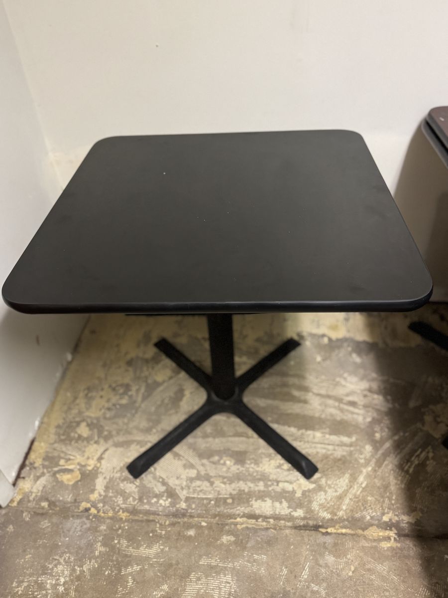 Restaurant tables and chairs