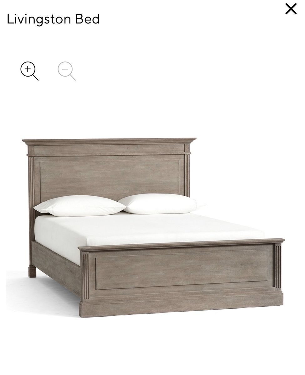 Pottery Barn Queen Livingston Bed