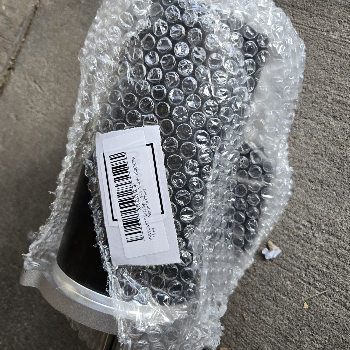 12 volt 1/2 HP Motor