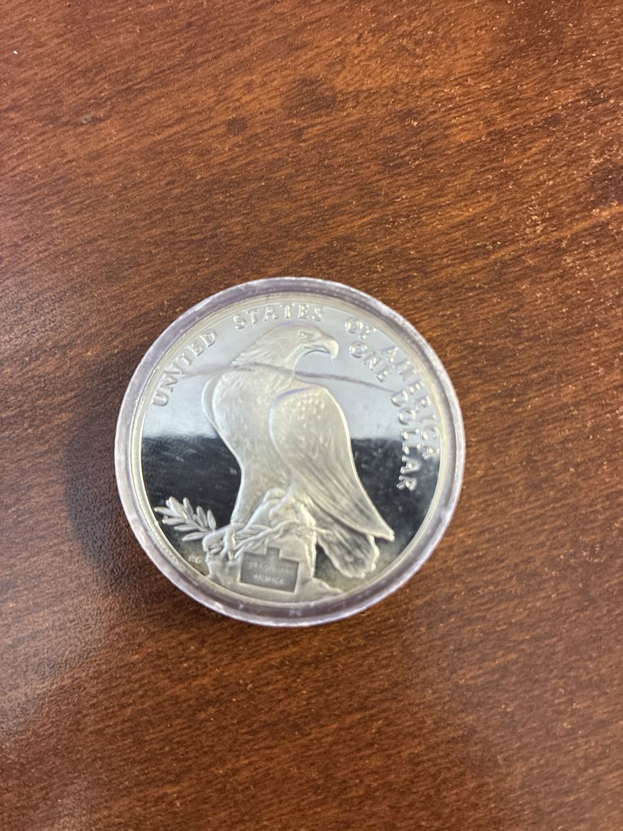 1984-S Los Angeles Olympics Commemorative Silver Dollar Proof Coin