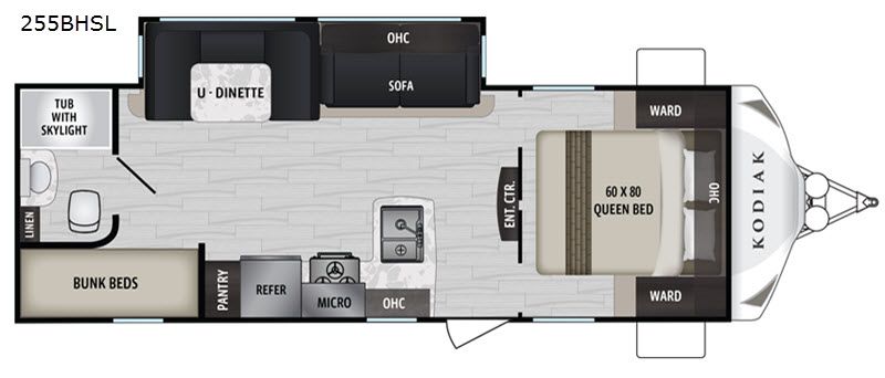 2019 Kodiak Ultra-Lite 255BHSL