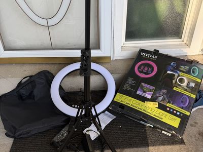 Vivitar 18" Full Color Ring Light Set with 61" Light Stand