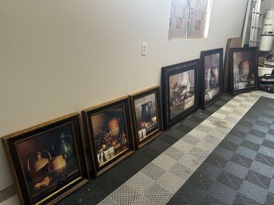 Framed Tuscan Still Life Wall Art - Set of 6
