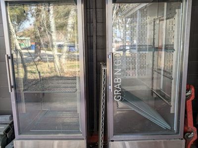 glass refrigerator and Freezer