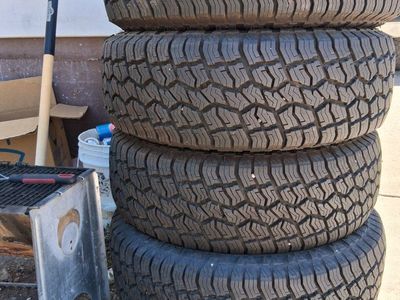 Set of 4 TERRAMAX AT2 265/70R17 All-Terrain SUV/Truck Tires, Good Tread
