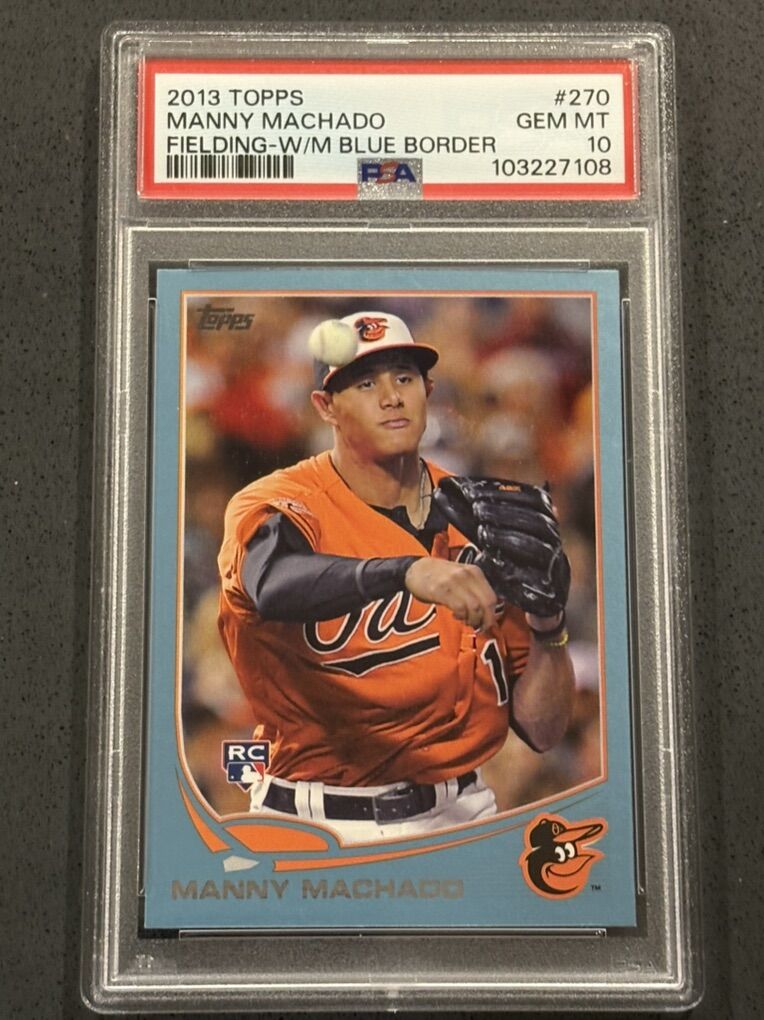 Manny Machado Rookie PSA10