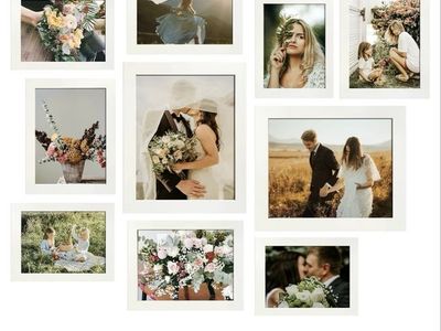 Picture Frame Set 10-Pack Gallery Wall Frames Collage Sets