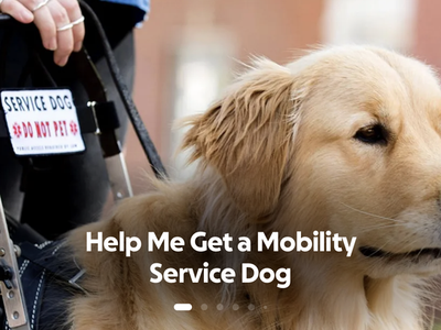 Help me get a mobility service dog!