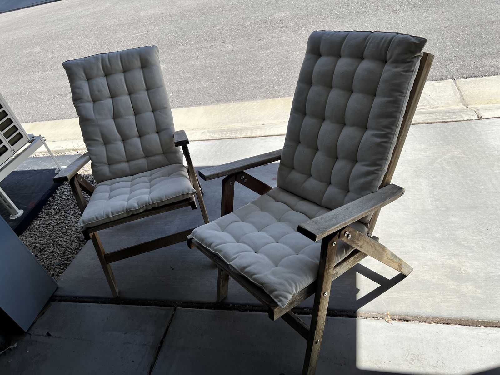 Adirondack chairs. 2.