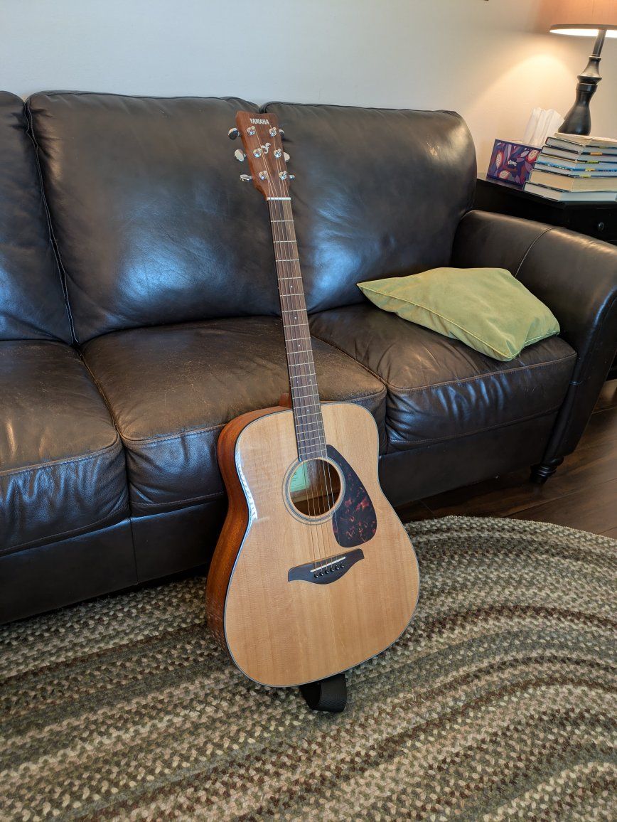 Yamaha FG800 Acoustic Guitar with Gig Bag - Natural Wood Finish, Excellent Condition