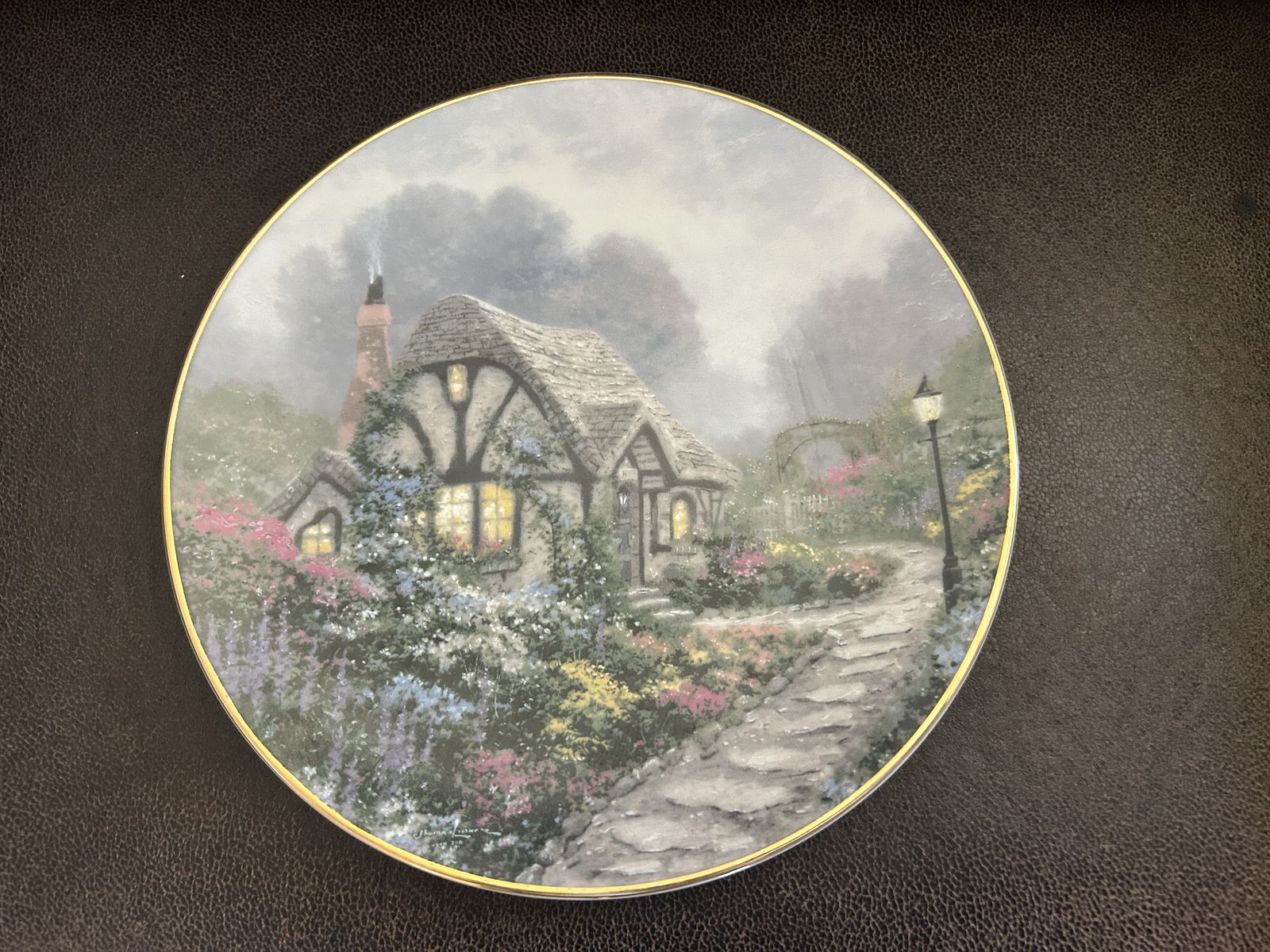 1991 Thomas Kinkade “Chandler’s Cottage” Collector Plate