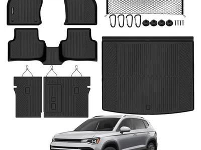 2022-2026 VW Volkswagen Taos All Weather Floor Mats Cargo Liner Backrest Mats