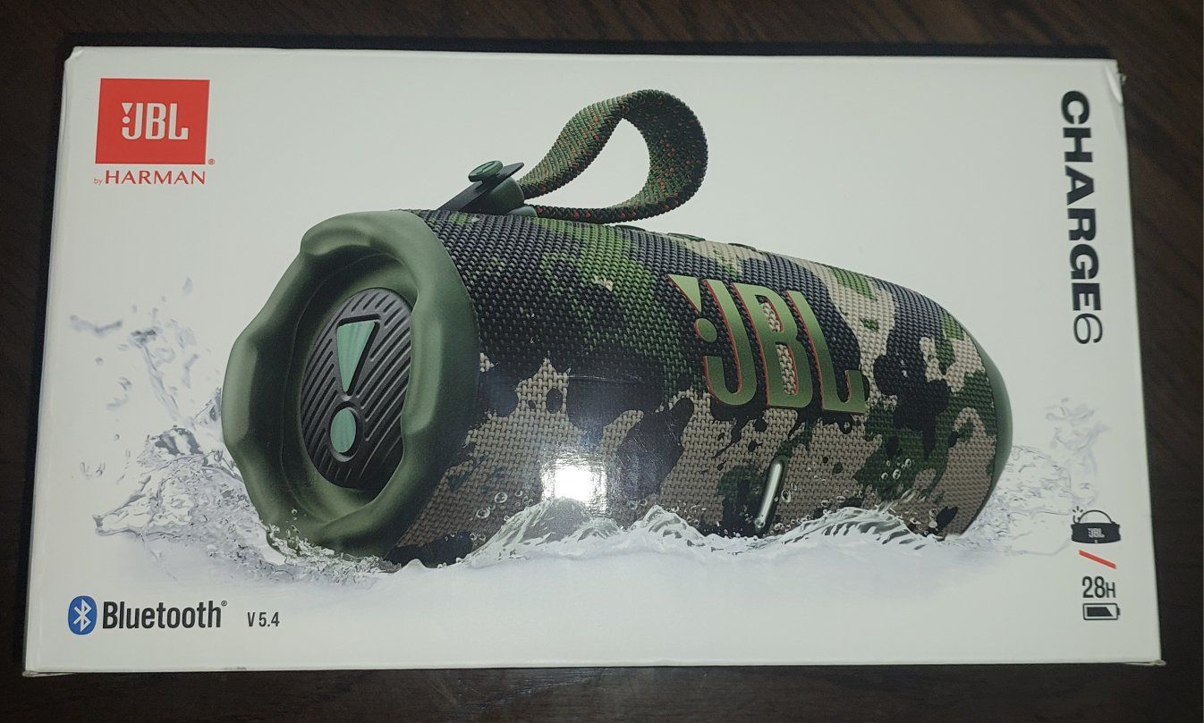 JBL CHARGE 6 Bluetooth Portable Speaker