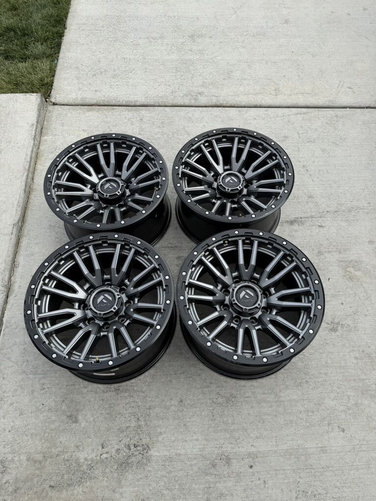 Dodge Ram 3500 Chevy Gmc  Fuel Rebel Rims 20-10”