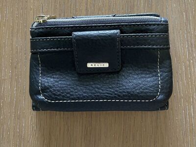 Women's black wallet - 5 1/4 x 3 1/2