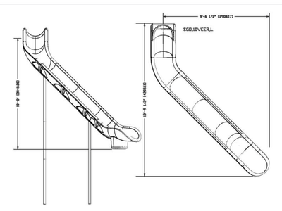 Brand New Commercial Playground Slide – Save $2,100+