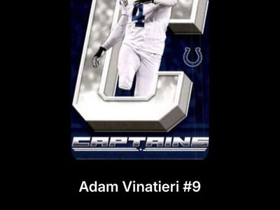 Adam Vinatieri Captains Card