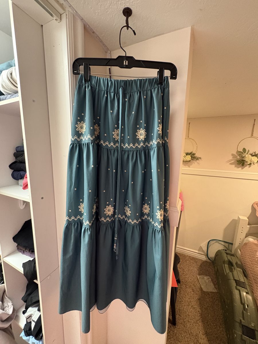Teal Skirt
